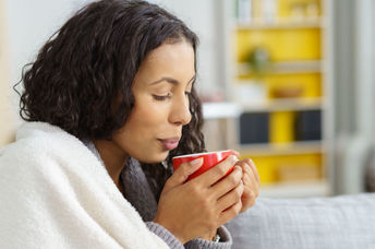 Weighted blankets help promote calm and rest.