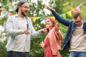 Group of young people.