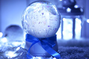 Christmas snow globe.