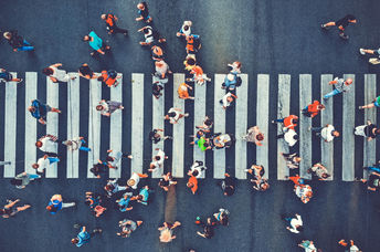 Pedestrian crossing.