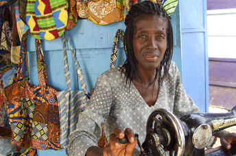 A small shop in Ghana.