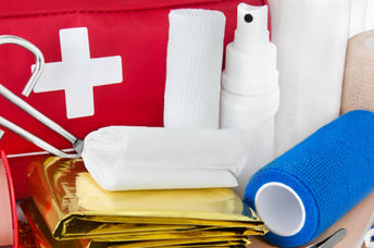 First aid products.