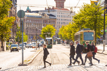 Street in Helsinki.