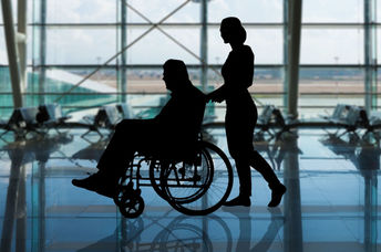 Accessible airports make travel easier for people with disabilities.