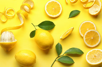 Colorful and nutritious lemon peels.