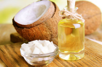 Coconut oil is good for healing skincare.