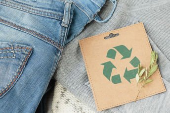 Recycling, repairing and reusing fashion.