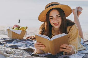 Take a book to the beach.