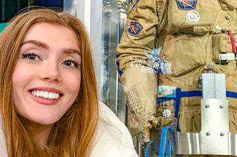 Miss England aspires to be an astronaut.