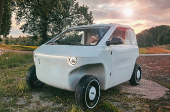 the Luvly is an electric microcar.