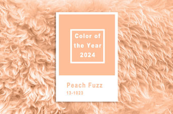 Peach Fuzz is the Pantone Color of the Year.