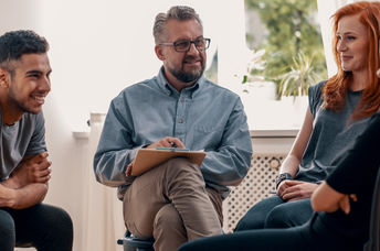 Group Dialectical Behavioral Therapy session.