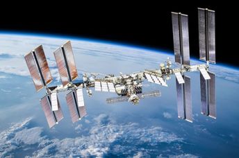 The international space station.