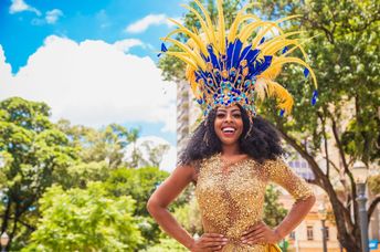 Brazilian Samba brings joy to dancers and spectators alike.