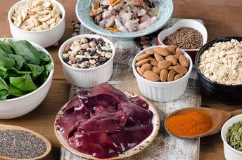 Foods that contain manganese.