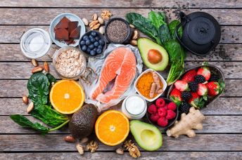 Food that is rich in nutrients that can help calm stress and anxiety.