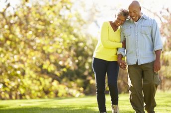 Senior couple that are mentally and physically fit.