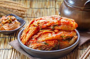 Traditional Korean kimchi.