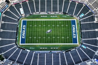Lincoln Financial Field in Philadelphia is a green stadium.