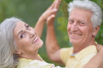 Seniors who are happy and content with their lives.
