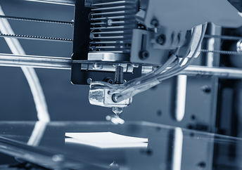 Electronic three dimensional plastic printer during work , 3D printer