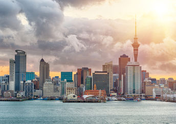 Skyline photo of the biggest city in the New Zealand, Auckland