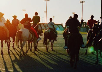 Compton Cowboys on their horses