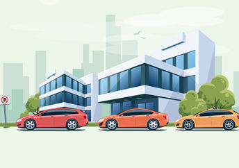 A 3D animation shows the future uses of PlasticRoad made from recycled plastic waste.