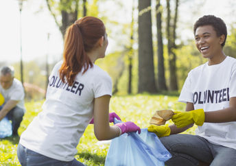 A group of volunteers