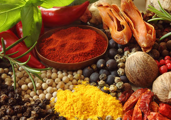 Healthy herbs and spices that reduce inflammation.