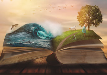 A book that grows into a tree.