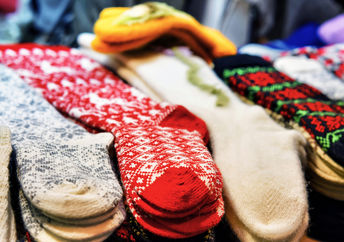 Warm woolen socks
