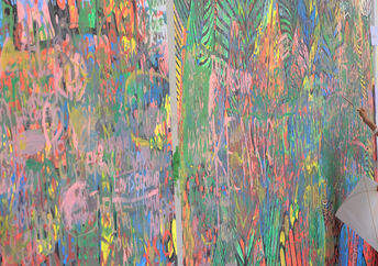 Graffiti art in Jakarta.