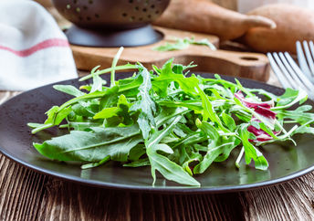 Organic rocket salad.