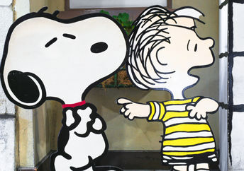 Snoopy and Linus.
