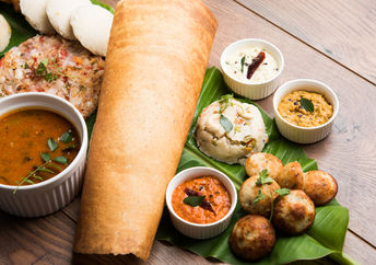 Healthy Indian breakfast.