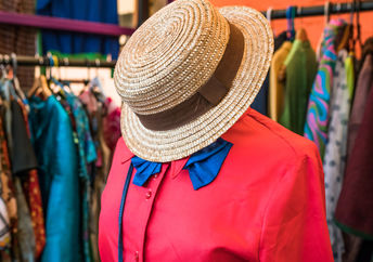 A vintage thrift store.