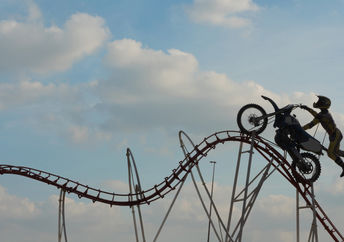 Don't try this stunt at home.