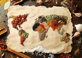 Food around the globe.