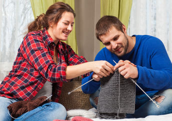 Knitting has health and mental health benefits.
