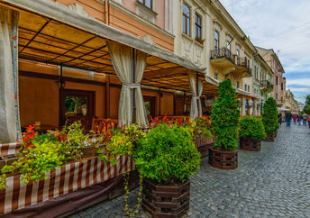 Street closed to parking.