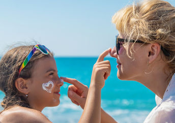 Use sunscreen at the beach to protect your skin.