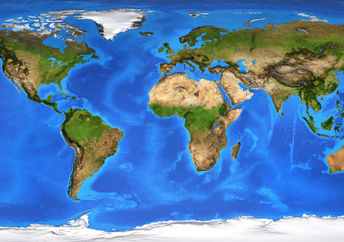 NASA satellite image of the planet.
