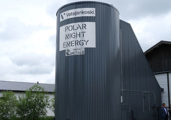 This unusual tower is actually a sand battery.