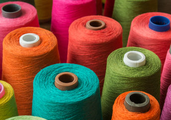 Colorful thread.