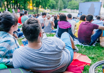 Cinema in the park.