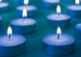Close-up of candles.