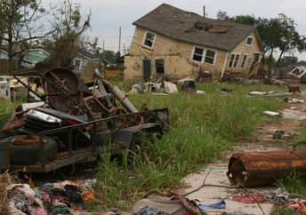 Damage in New Orleans.