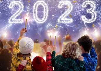 Celebrating the New Year.