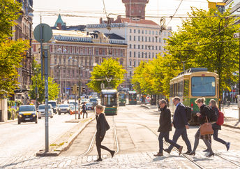 Street in Helsinki.